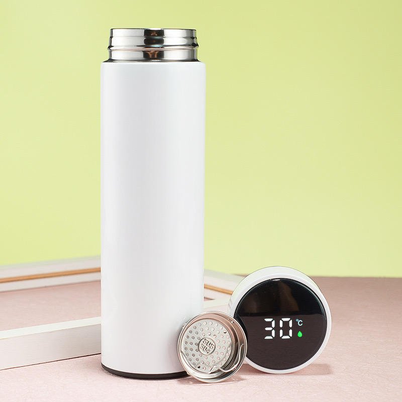 Stainless Steel Temperature Water Bottle with LED Temperature Display - Image 5